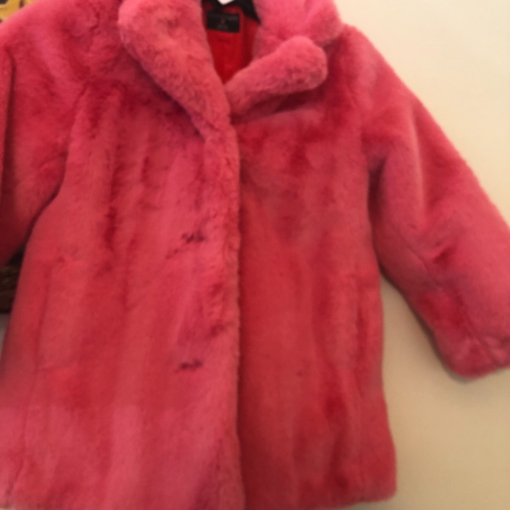 Jcrew faux fur coat